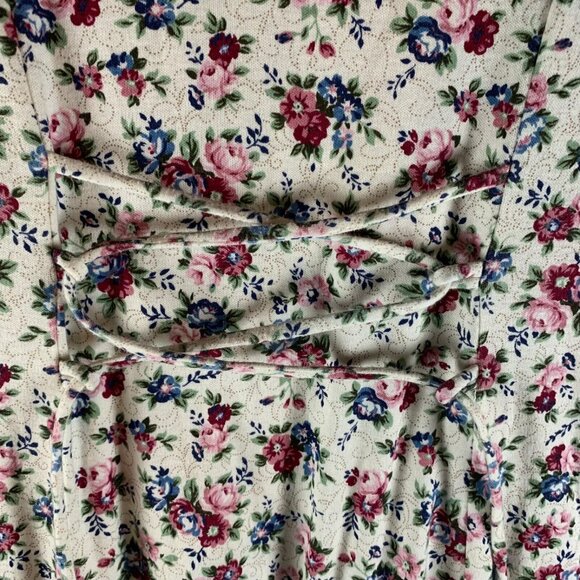 Ms. Conduct Women's Short Sleeve Cottagecore Embroidered Floral Sundress Size 8 - Picture 7 of 10